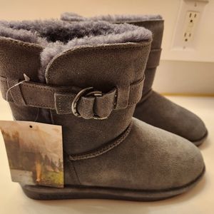 Womens Bearpaw Gray boots 8